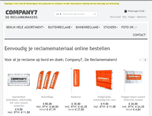 Tablet Screenshot of company7.nl